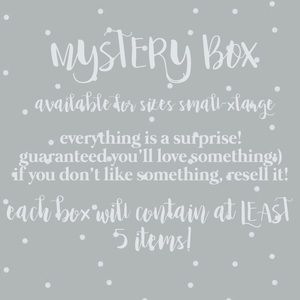 ✮ MYSTERY BOX 5+ ITEMS!!! ✮